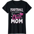 thumbnail image 1 of Funny Cheerleading Mom Football and Cheer Mom T-Shirt, 1 of 3