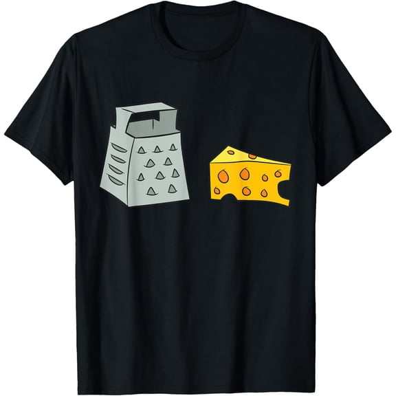 Funny Cheese Lover Gift Cheese Grater And Cheese T-Shirt