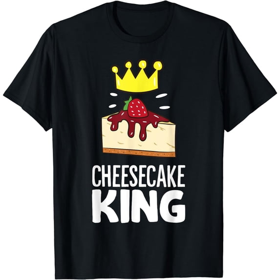 Funny Cheesecake Gifts Cheesecake King T-Shirt