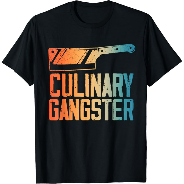 Funny Chef Art Men Women Restaurant Kitchen Food Cooking T-Shirt