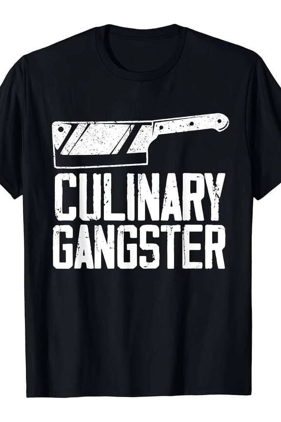 Funny Chef Art Men Women Restaurant Kitchen Food Cooking T-Shirt