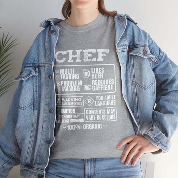 Funny Chef Cooking Kitchen Food T-Shirt