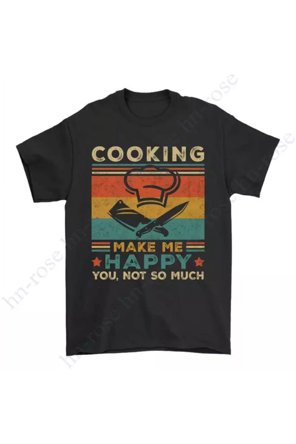Funny Chef Cooking T-shirt Culinary Cooker Costume Gift for Dad Father Mom Uncle
