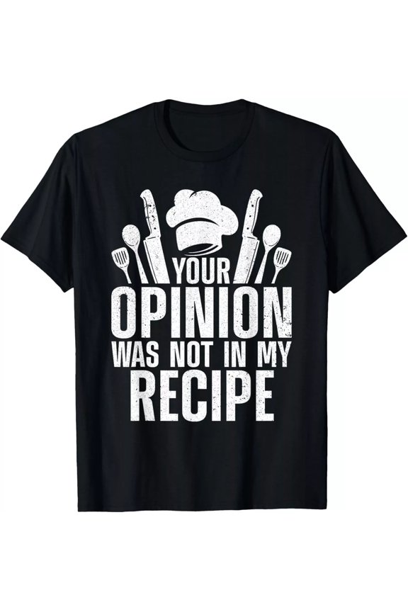 Funny Chef Design For Men Women Cooking Lover Culinary Cook Gift Unisex T-Shirt