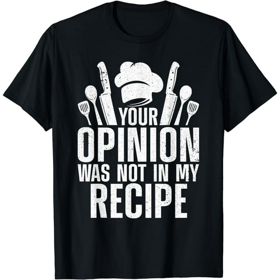 Funny Chef Design For Men Women Cooking Lover Culinary Cook T-Shirt