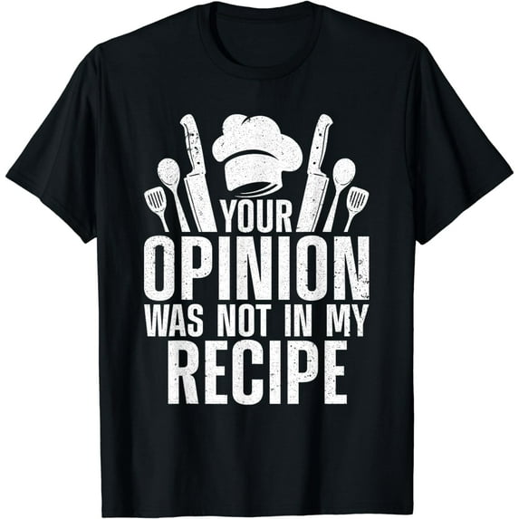 Funny Chef Design For Men Women Cooking Lover Culinary Cook T-Shirt
