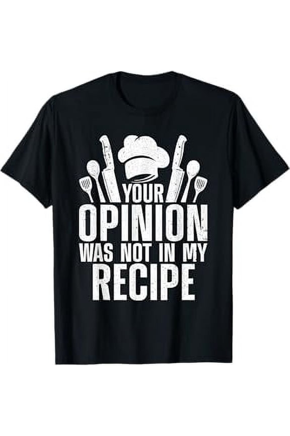 Funny Chef Design For Men Women Cooking Lover Culinary Cook T-Shirt