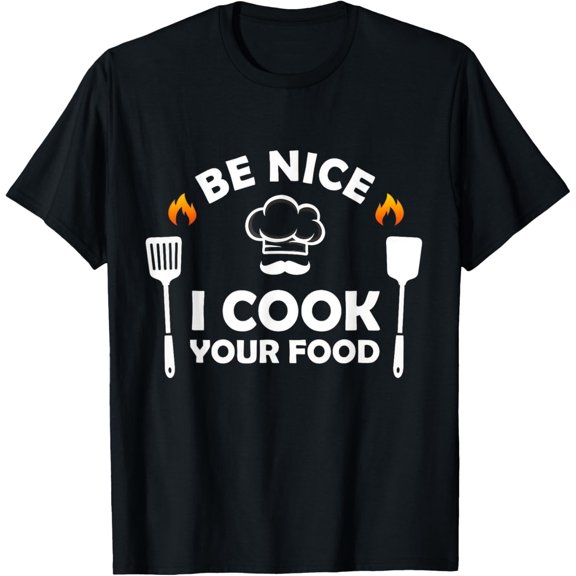 Funny Chef Design For Men Women Culinary Cook Cooking Lover T-Shirt