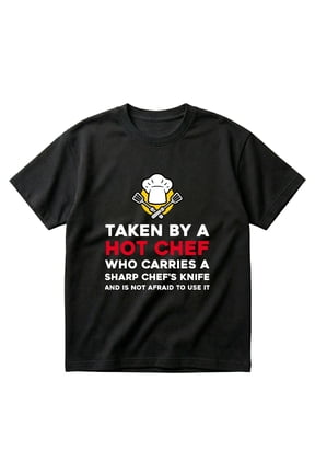 Funny Chef Girlfriend Boyfriend Wife Husband Fiancee Quote T-Shirts