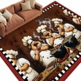thumbnail image 1 of Funny Chefs Area&nbsp;Rug 5x8ft Chef Cooking Food Non-Slip&nbsp;Washable Square&nbsp;Rugs Soft Felt Indoor Floor Mat for Bedroom Kitchen Living Room Bathroom, 1 of 9