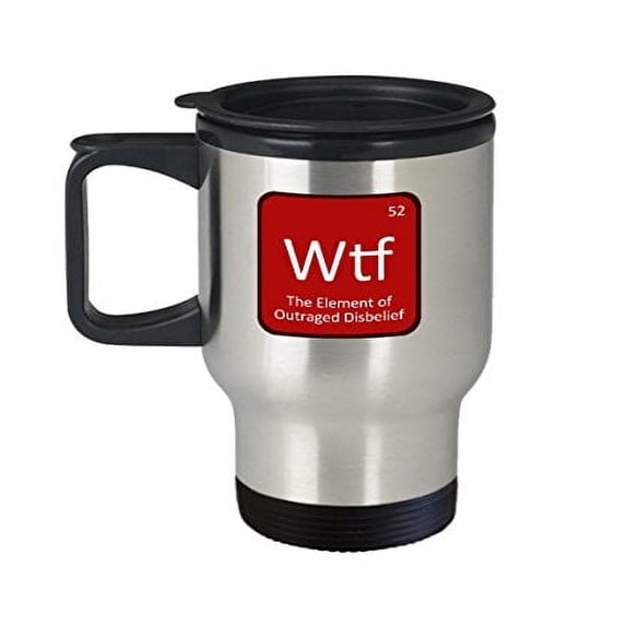 Funny Chemistry Travel Mug - 14 oz Stainless Steel Coffee Cup - Unique Gift Idea