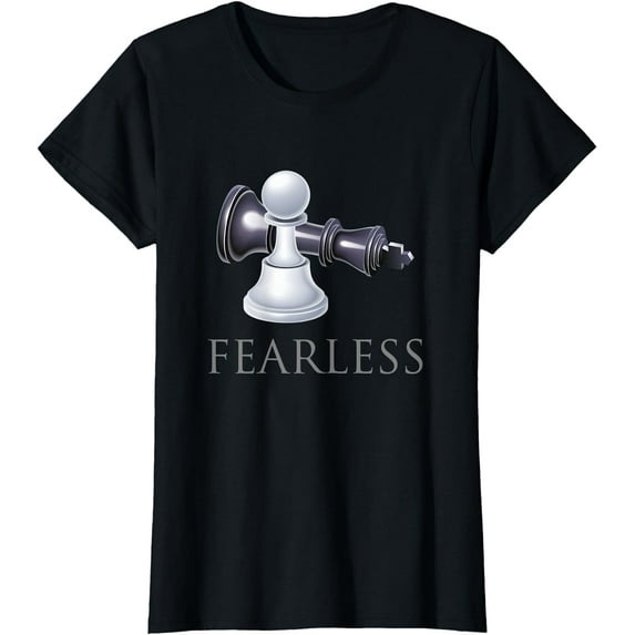 Funny Chess - Fearless, Chess Player Smart Gift T-Shirt