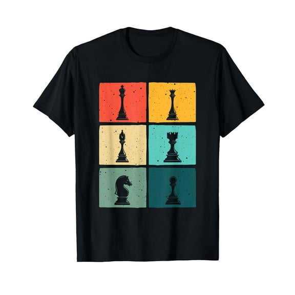 Funny Chess Gift For Men Women Boys Kids Chess Player Pieces T-Shirt