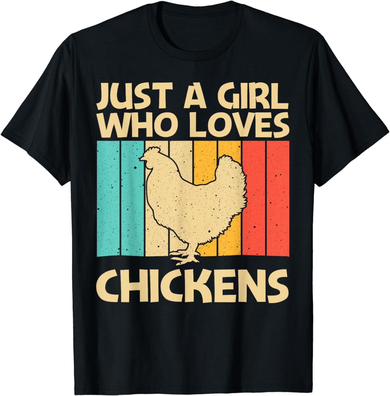 Funny Chicken Art For Girls Mom Chicken Farmer Poultry Lover TShirt