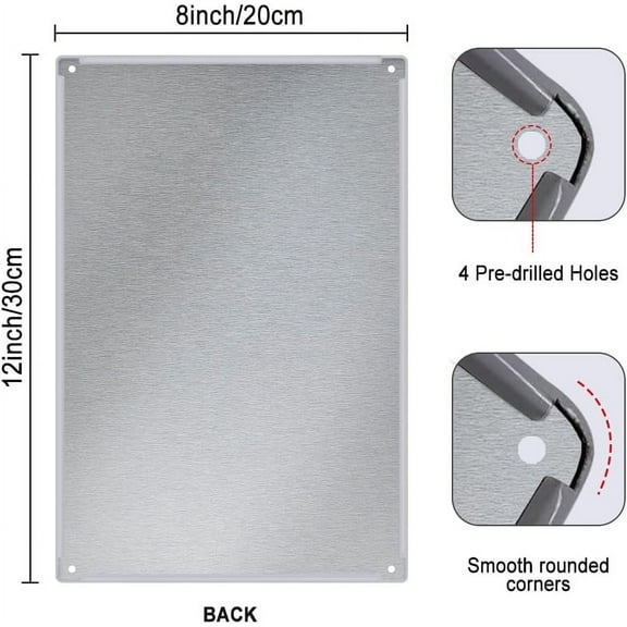 Funny Chicken Coop Sign Kitchen Wall Decor Welcome to Our Coop Farmhouse Garden Metal Tin Sign Rooster Vintage Poster for Home Kitchen Garden Country Farm Yard Wall Decor Gift 8" x 12"