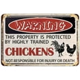 thumbnail image 1 of Funny Chicken Coop Signs, Farm Fresh Butt Nuggets Metal Sign for Farmhouse, Kitchen, and Garden Decor, Vintage Chicken Coop Decor(8" x 12"), 1 of 5