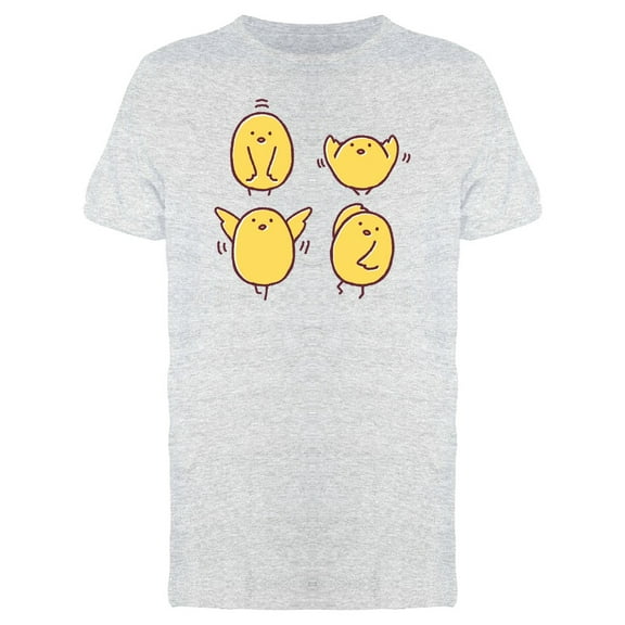 Funny Chicken Dancing Poses T-Shirt Men -Image by Shutterstock, Male Large