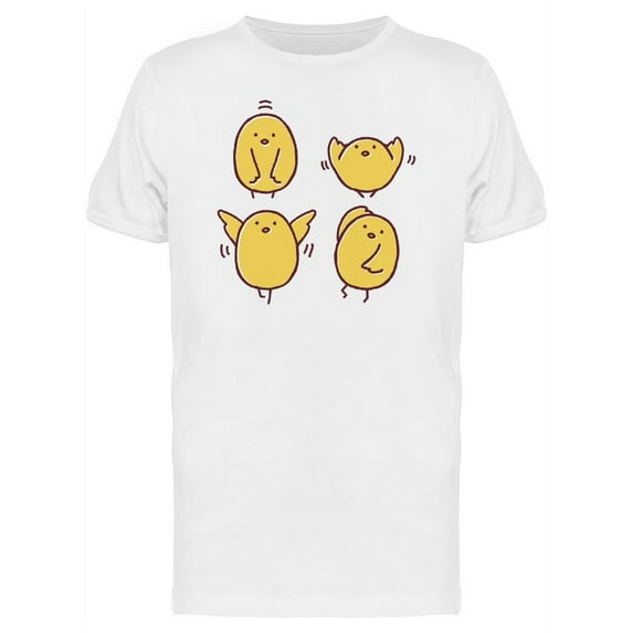 Funny Chicken Dancing Poses T-Shirt Men -Image by Shutterstock, Male Small