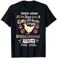 thumbnail image 1 of Funny Chicken Dog Lover for Women Girls Farmer T-Shirt, 1 of 3