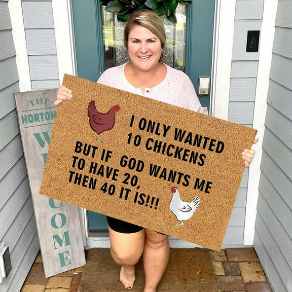 Funny Chicken Floor Mat Non Slip Floor Mat Door Entrance Mat Absorbent Bathroom Kitchen Mat Carpets Boo Door Mat Fast Drying Mats Washable Rug Non-Slip Mats
