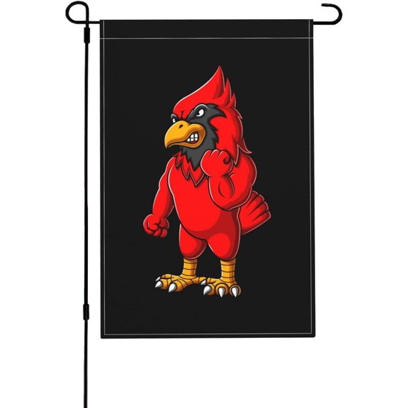 Funny Chicken Garden Flag 12x18 Inch Double Sided Burlap Small Outdoor Indoor Yard Welcome Decor