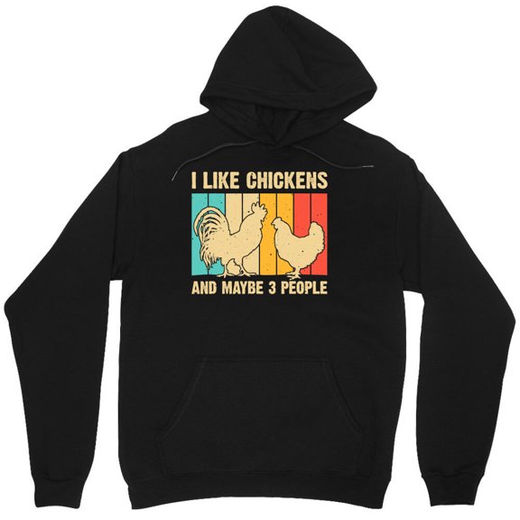 Funny Chicken Graphic Chicken Lover For All Ages Farmers Life Farm Animal Pet - High Quality M7488 Unisex Hoodie, Up to Size 5XL