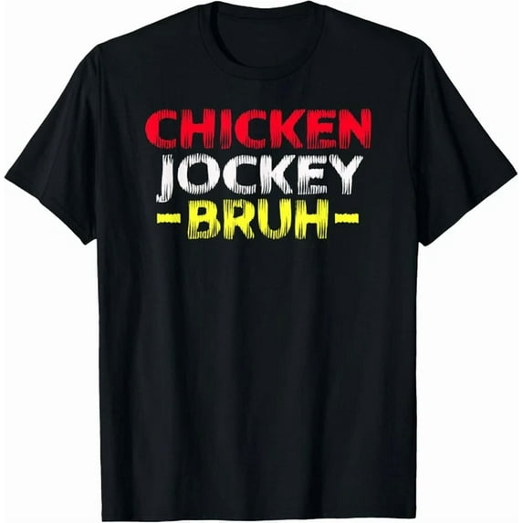 Funny Chicken Jockey - Bruh! T-Shirt Unisex S-5XL Hot Trending Shirt, Vintage Birthday Gift