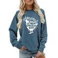 thumbnail image 1 of Funny Chicken Lovers Farm Life Pullover Sweatshirt For Women Vintage Long Sleeve Crew Neck Novelty Hoodie Shirt, 1 of 4