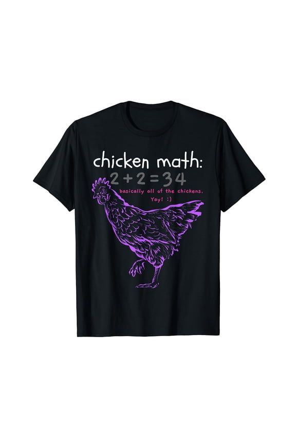 Funny Chicken Math T-Shirt
