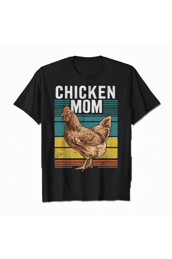 Funny Chicken Momma Shirt For Women Mother's Day T-Shirt