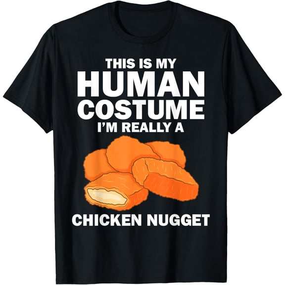 Funny Chicken Nugget Costume For Kids Fashion Nugget Foodie T-Shirt