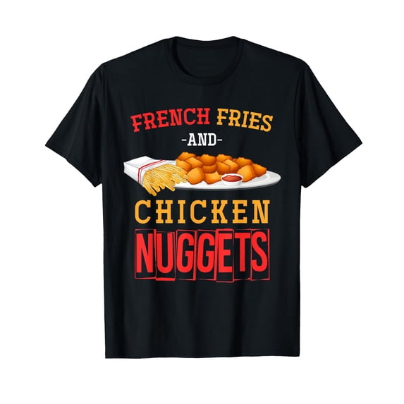 Funny Chicken Nugget Lover T-Shirt for Foodies - Perfect Gift for Nugget Enthusiasts