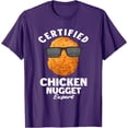 thumbnail image 1 of Funny Chicken Nuggets Expert Gift Idea Softstyle Unisex T-Shirt,Purple Color,Size YM, 1 of 5