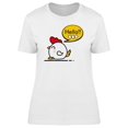 thumbnail image 1 of Funny Chicken Says Hello T-Shirt Women -Image by Shutterstock, Female x-Large, 1 of 2