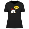 thumbnail image 1 of Funny Chicken Says Hello T-Shirt Women -Image by Shutterstock, Female x-Large, 1 of 2