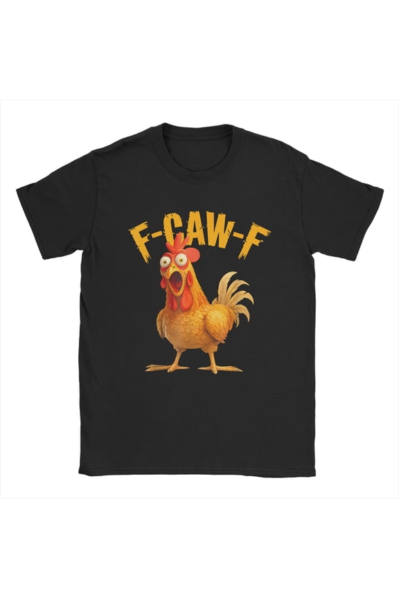 Funny Chicken T-Shirt Men Funny 100% Cotton Tee Shirt Crew Neck Short Sleeve T Shirts Gift Idea Clothes