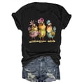 thumbnail image 1 of Funny Chicken T-Shirt Women Cute Hens With Glasses And Flowers Tee Fancy Farm Bird Lover Gift Top, 1 of 10