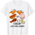 thumbnail image 1 of Funny Chicken Wing Song Lyric Hot Dog Bologna Macaroni Kids T-Shirt, 1 of 5