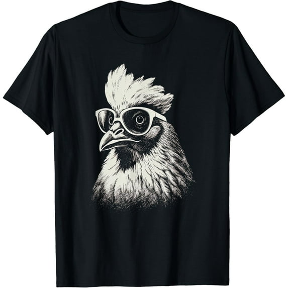 Funny Chicken cool Graffiti Urban art street T-Shirt