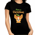 thumbnail image 1 of Funny Chihuahua Womens Christmas Pajamas Christmas T-Shirt Cute Christmas PJs Womens Christmas Shirt, 1 of 6