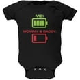 thumbnail image 1 of Funny Child Battery Black Soft Baby One Piece - 0-3 months, 1 of 1