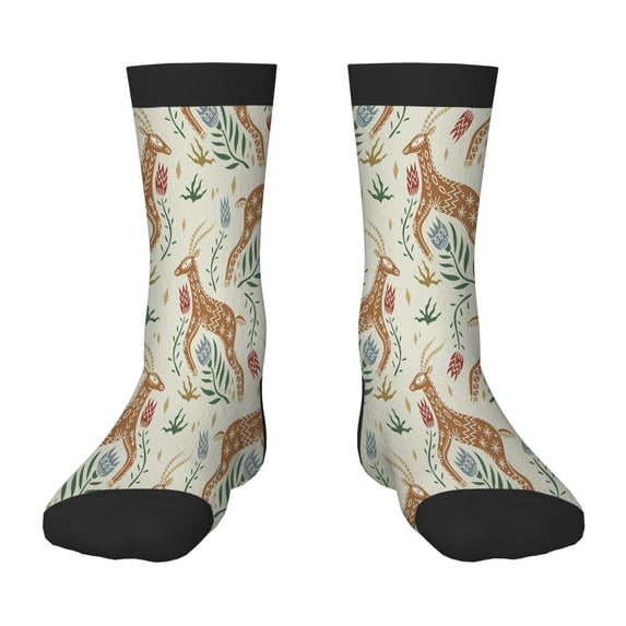 Funny Children's Socks Cartoon Boho Style Folk Crazy Novelty Gifts for Boys Girls Fun Socks