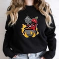 thumbnail image 1 of Funny Chili Pepper Showering Foodie Humor Graphic Unisex Sweatshirt M390992, Up to Size 5XL, 1 of 2