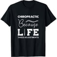 thumbnail image 1 of Funny Chiropractic Saying Patriotic Doctor of Chiropractic T-ShirtMen and women, Black T-shirt, size: Extra large S-4XL, 1 of 4