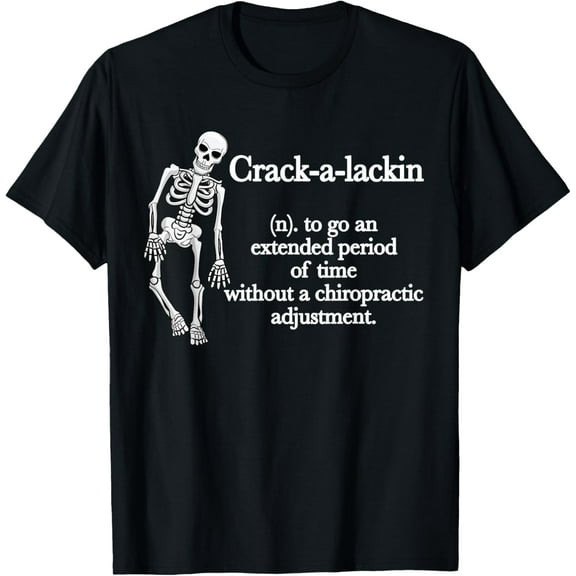 Funny Chiropractor Definition Chiropractic T-Shirt100% pure cotton short-sleeved shirt for both men and women