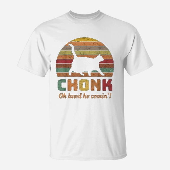 Funny Chonk Scale Cat Meme TShirt