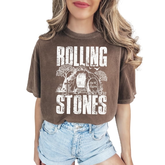 Funny Christian Easter Shirt for Men & Women - He is Risen Since AD 33 Faith T-Shirt Espresso Shirt Adult Small