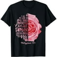 thumbnail image 1 of Funny Christian Philippians 4:13 Gift For Kids Men And Women T-Shirt, 1 of 4