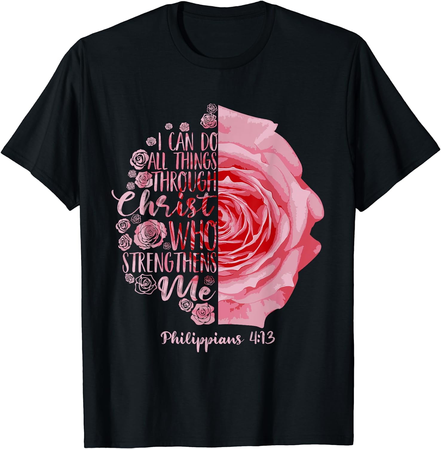 Philippians 4:13 Christian Shirt Women Kids Bible Verse Gift Philippians 4:13 Christian Shirt Women Kids Bible Verse Gift