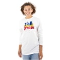 thumbnail image 1 of Funny Christian Y'all Need Jesus Long Sleeve TShirt Men Women Brisco Brands S, 1 of 6